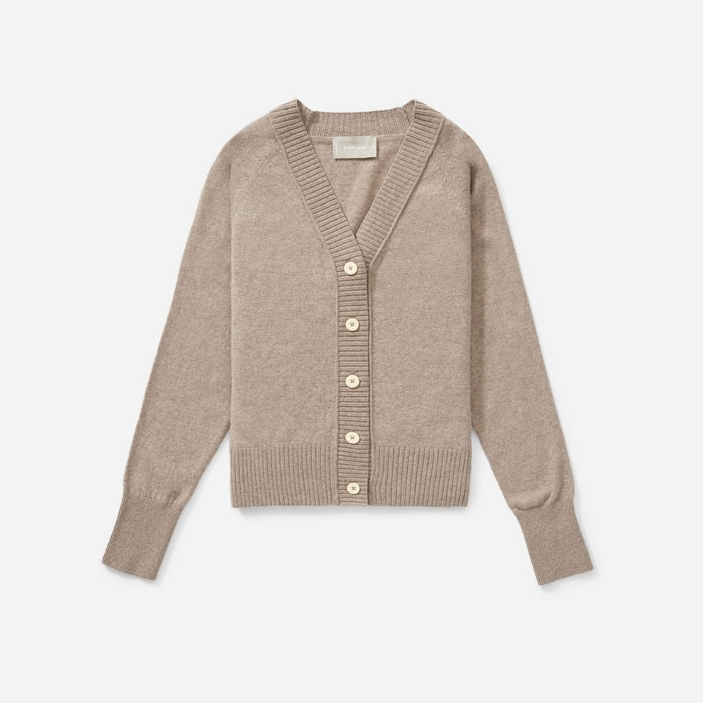 Everlane Recashmere Varsity Cardigan | size S